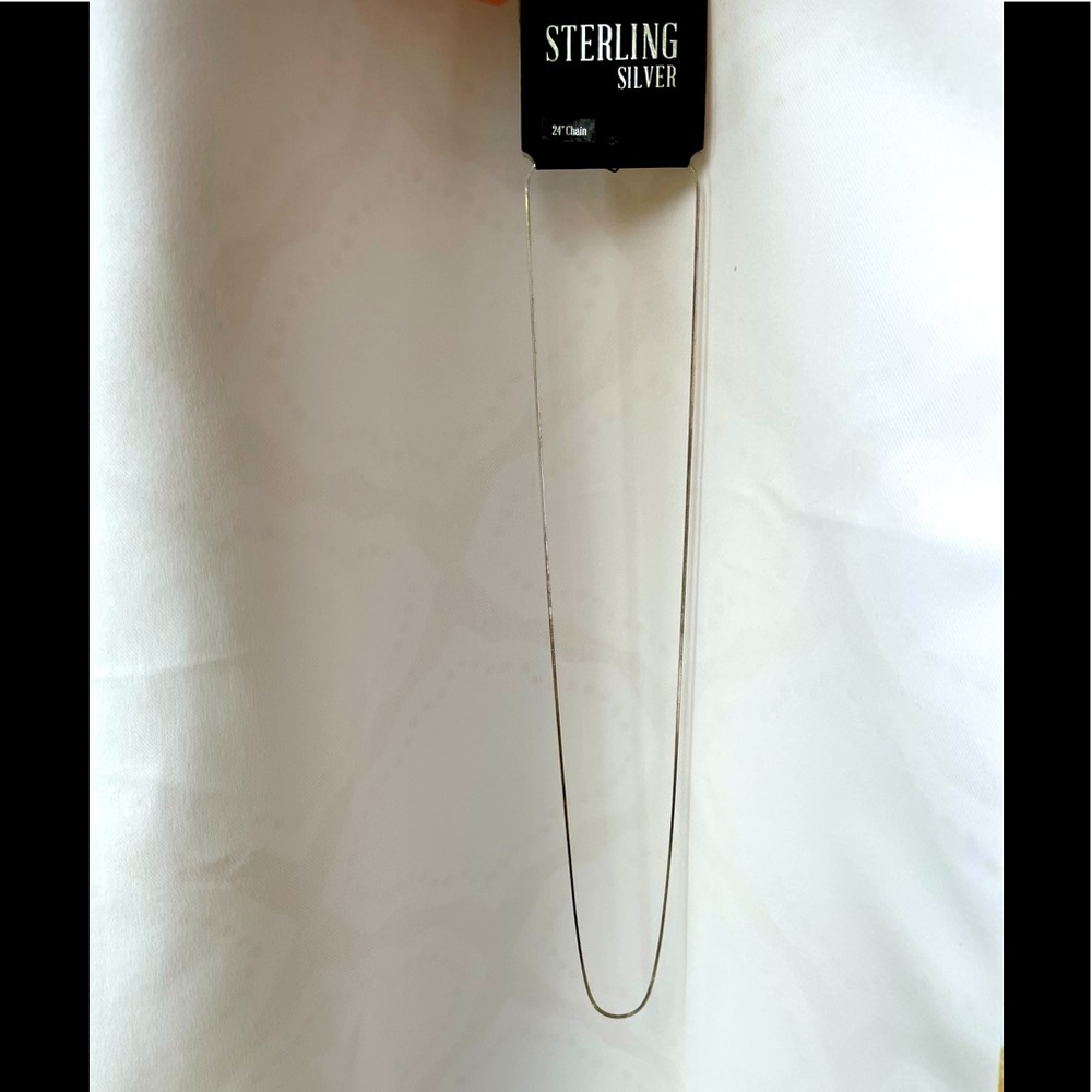 Made in Italy 100% sterling silver snake box chain